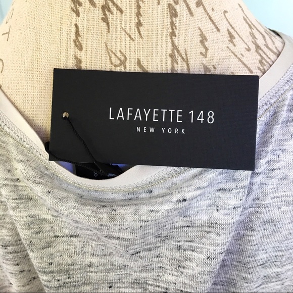 Lafayette 148 New York Silk and Linen Blouse - Picture 7 of 8